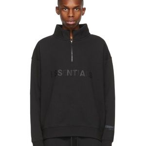 ESSENTIALS FEAR OF GOD HALF ZIP HOODIE